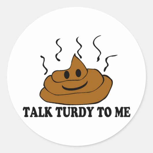 不機嫌な口を利く ラウンドシール (正面)