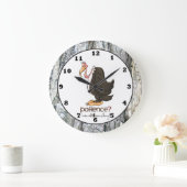 不機嫌な古いブザードウォールクロック ラージ壁時計 (ホーム)