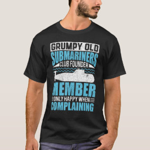 不機嫌な古い潜水艦USA退役軍人退役軍人s日 Tシャツ