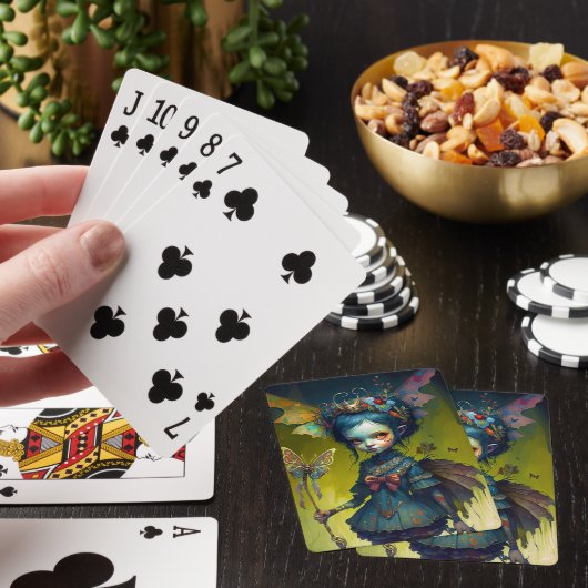 不機嫌な妖精のピクシーファンタジーアート トランプ (インサイチュ)