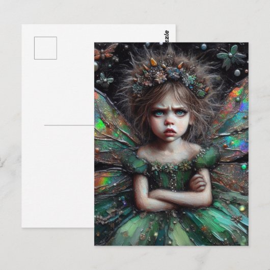 不機嫌な妖精 ポストカード (正面/裏面)
