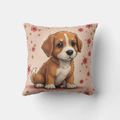 不機嫌な子犬 クッション (裏面)