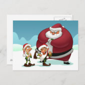 不機嫌な小妖精や小人はがき ポストカード (正面/裏面)