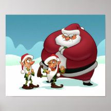 不機嫌な小妖精や小人ポスター