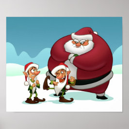 不機嫌な小妖精や小人ポスター ポスター