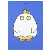 不機嫌な幽霊シック クリップボード (裏面)