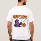 不機嫌な幽霊Tシャツ Tシャツ (裏面)