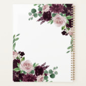 不機嫌な情熱 |ドラマチックな紫ワインバラカスタム プランナー手帳 (裏面)