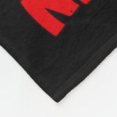 不機嫌な新しい陽気なクリスマス猫の皮肉なCu フリースブランケット (角)