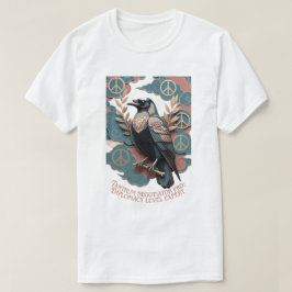 不機嫌な時の仲裁者Tシャツ - カラス Tシャツ