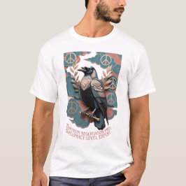 不機嫌な時の仲裁者Tシャツ - カラス Tシャツ