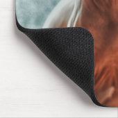 不機嫌な毛のないスフィンクス猫 マウスパッド (コーナー)