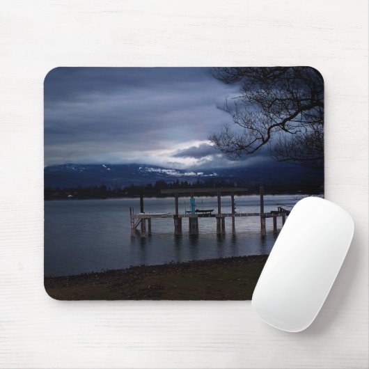 不機嫌な湖 マウスパッド (マウス)
