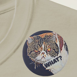 不機嫌な猫おもしろい何? 缶バッジ