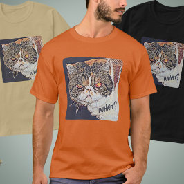 不機嫌な猫おもしろい Tシャツ