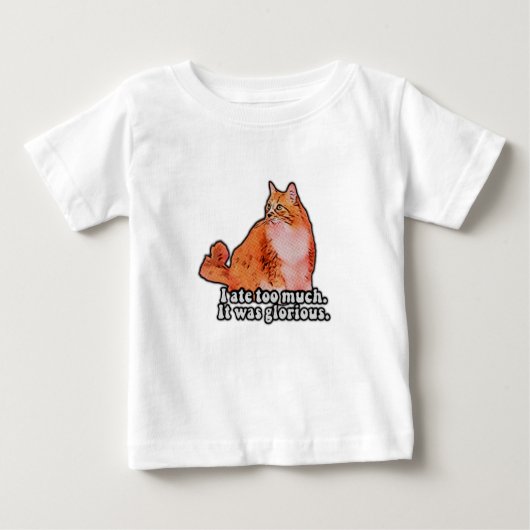 不機嫌な猫のミーム - 猫好きさんと子猫の愛好家のためのギフト ベビーTシャツ (正面)