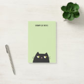 不機嫌な猫のメモ帳 面白い かわいい キャラクター ポストイット (オフィス)