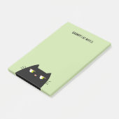 不機嫌な猫のメモ帳 面白い かわいい キャラクター ポストイット (アングル)