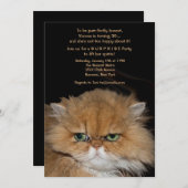 不機嫌な猫の招待状 招待状 (正面/裏面)