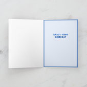 不機嫌な猫の誕生日カード カード (内部)