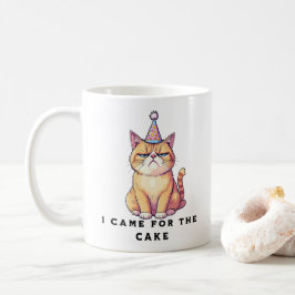 不機嫌な猫の誕生日 コーヒーマグカップ