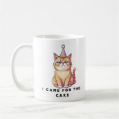 不機嫌な猫の誕生日 コーヒーマグカップ (左)