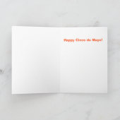 不機嫌な猫のCinco deメーヨー カード (内部)