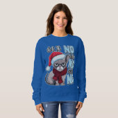 不機嫌な猫は許さなかった スウェットシャツ (正面フル)