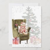 不機嫌な猫カップルのクリスマスカード シーズンカード (裏面)