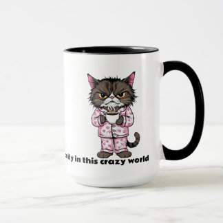 不機嫌な猫コーヒーマグ マグカップ