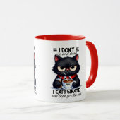 不機嫌な猫コーヒーマグ マグカップ (正面右)