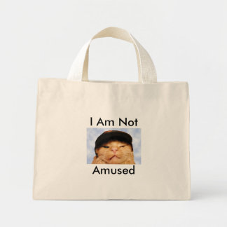 不機嫌な猫トートバッグ ミニトートバッグ