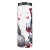 不機嫌な猫ハギングワインボトル タンブラー (裏面)