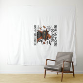 不機嫌な猫ハロウィンクラシックのTシャツ タペストリー (インサイチュ(横))