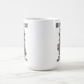 不機嫌な猫パパ – まだ最高のは コーヒーマグカップ (中央)