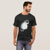 不機嫌な猫用シャム猫 Tシャツ (正面フル)