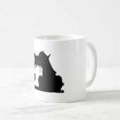 不機嫌な猫 コーヒーマグカップ (正面右)