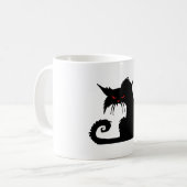 不機嫌な猫 コーヒーマグカップ (正面左)