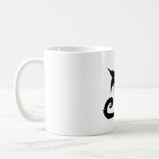 不機嫌な猫 コーヒーマグカップ (左)