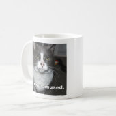 不機嫌な猫 コーヒーマグカップ (正面左)
