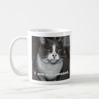 不機嫌な猫 コーヒーマグカップ