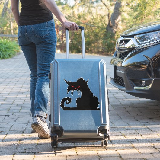 不機嫌な猫 シール (スーツケースインサイチュ)