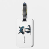 不機嫌な猫 ラゲッジタグ (裏面縦)