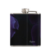 不機嫌な紫色のバラ フラスク (裏面)