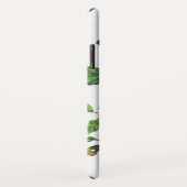 不機嫌な紫色のヴィンテージの水彩画の花のモノグラム Case-Mate iPhoneケース (裏面/右)