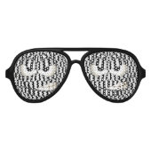 不機嫌な絵文字 アビエーターサングラス (正面)