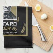 不機嫌な老いぼれビール キッチンタオル (四つ折り)