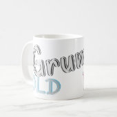 不機嫌な老いぼれ コーヒーマグカップ (正面左)