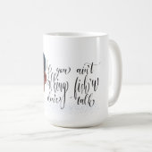 不機嫌な老人トーク魚釣り コーヒーマグカップ (正面右)