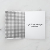 不機嫌な老婦人が歳を取る誕生日 カード (内部)